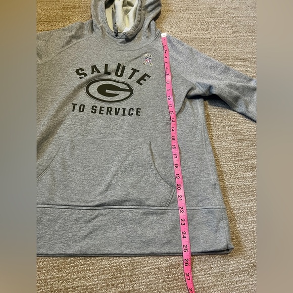 Nike Green Bay Packers Salute to Service Hooded Sweatshirt - Large - Picture 13 of 13